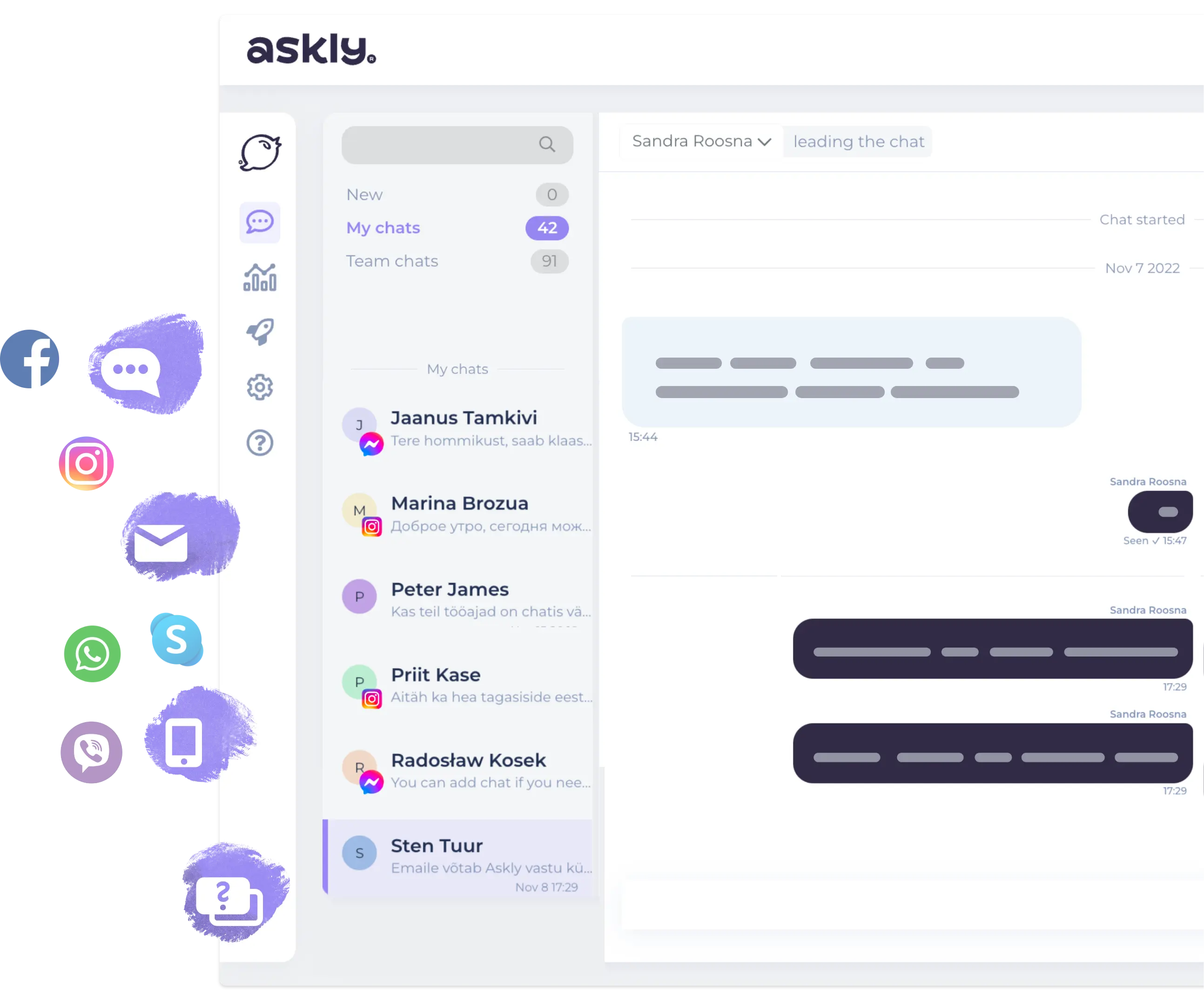 Chat support