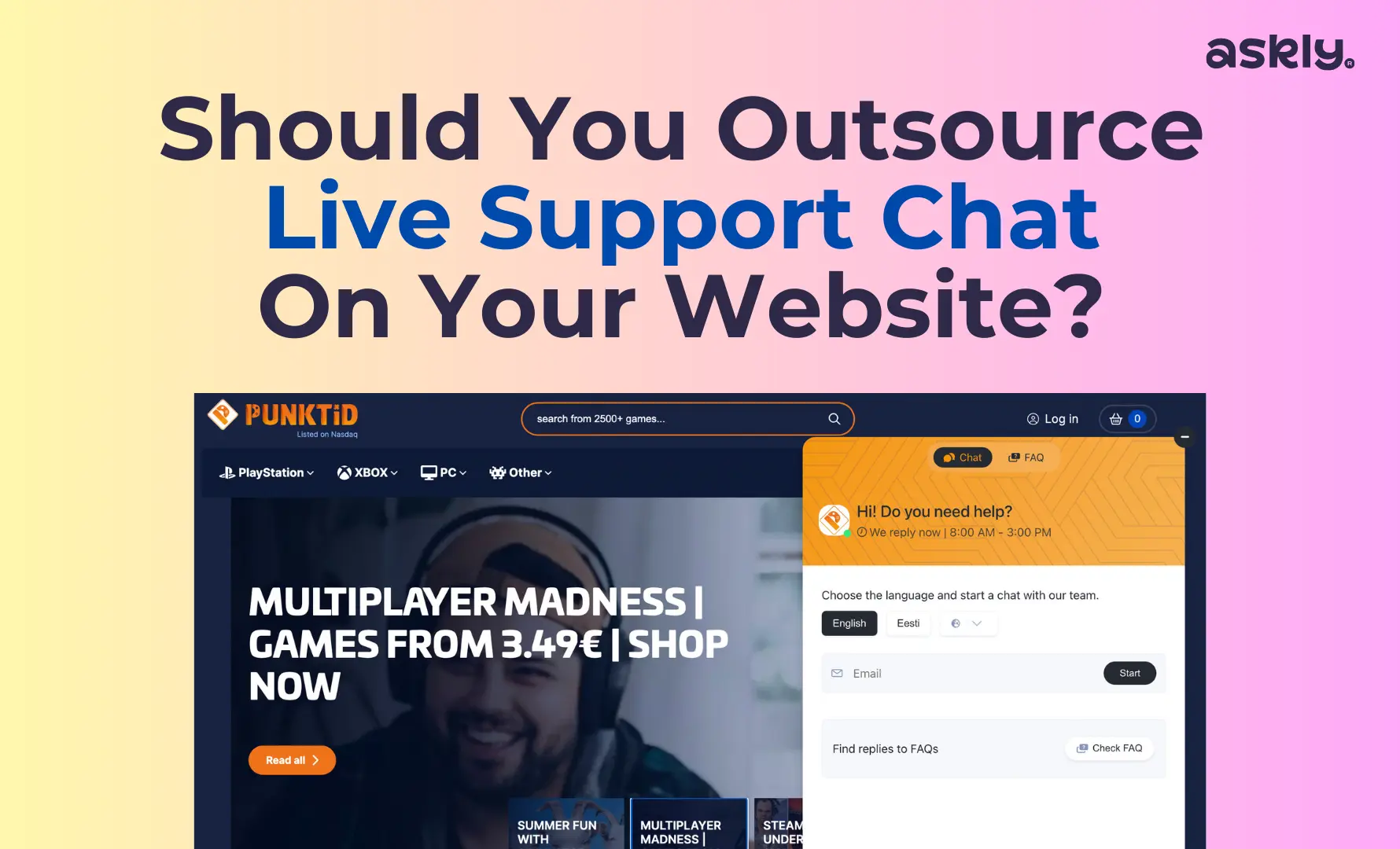 Should You Outsource The Live Support Chat On Your Website?